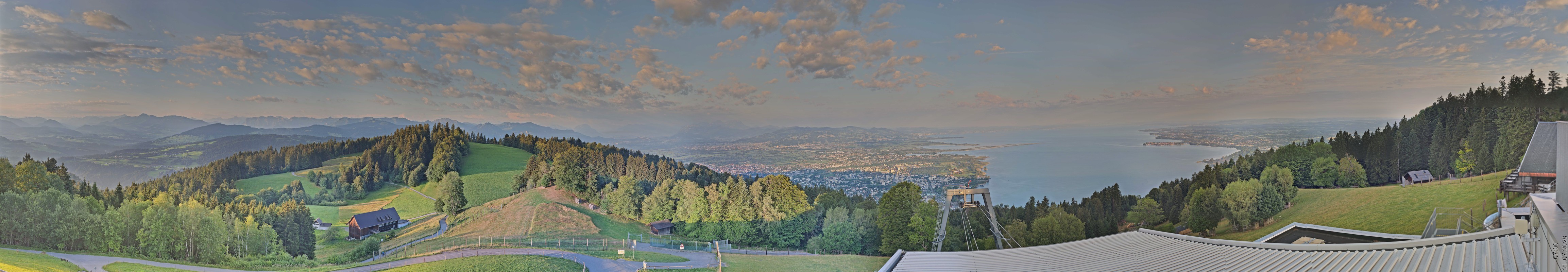 Archived image Webcam Top Station Pfänderbahn