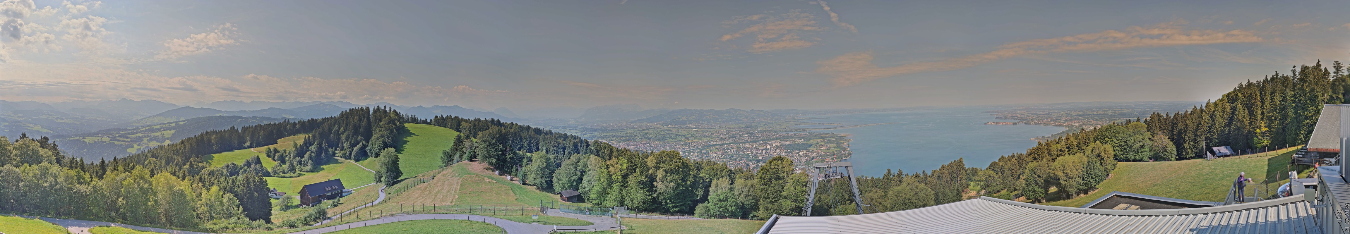 Archived image Webcam Top Station Pfänderbahn