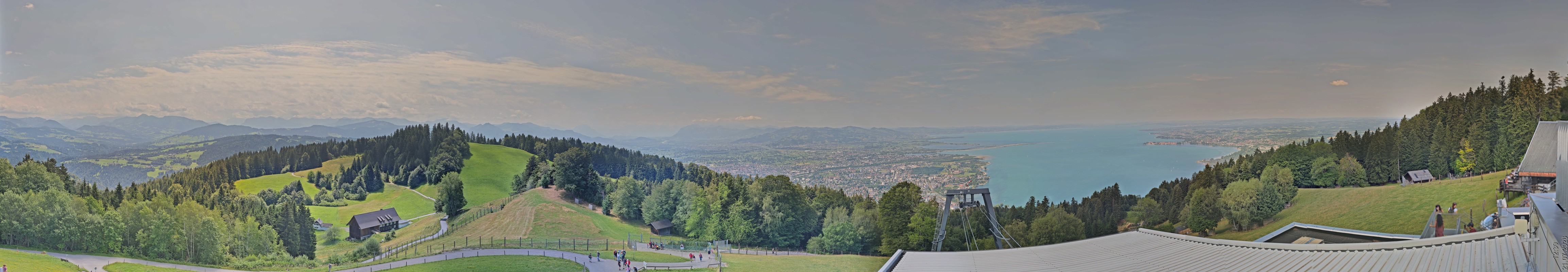 Archived image Webcam Top Station Pfänderbahn