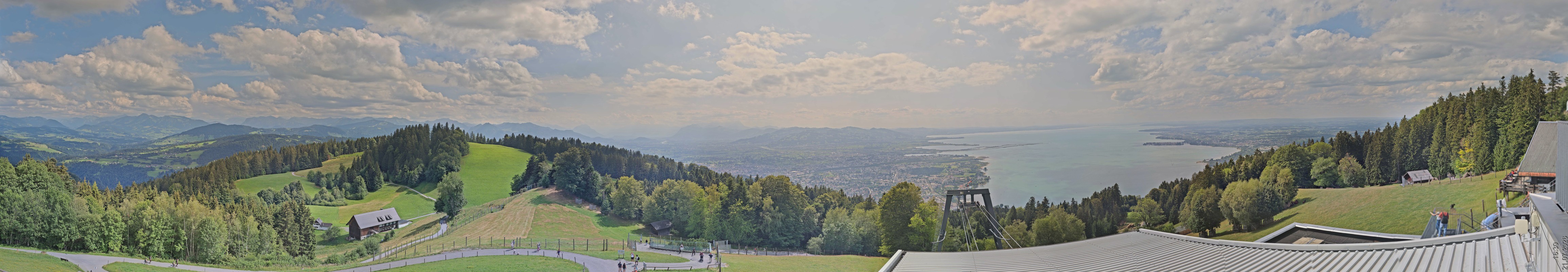 Archived image Webcam Top Station Pfänderbahn