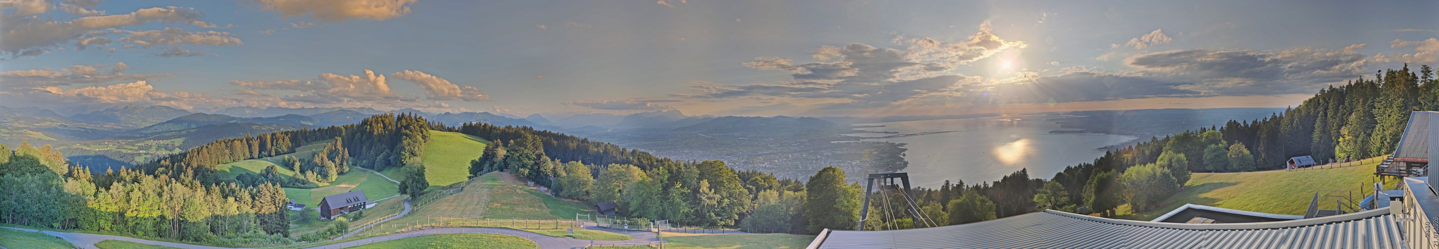 Archiv Foto Webcam Bregenz: Bergstation Pfänderbahn