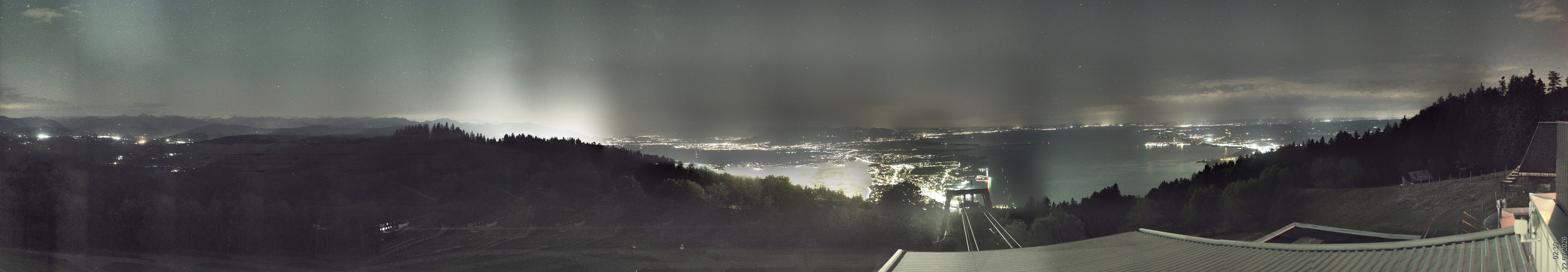 Archiv Foto Webcam Bregenz: Bergstation Pfänderbahn