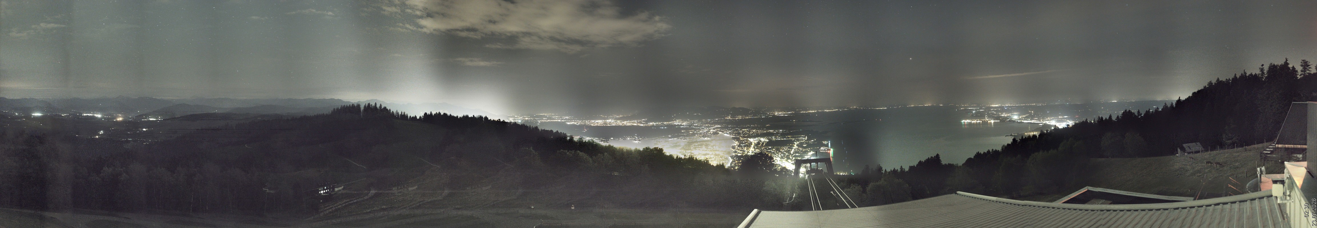 Archiv Foto Webcam Bregenz: Bergstation Pfänderbahn