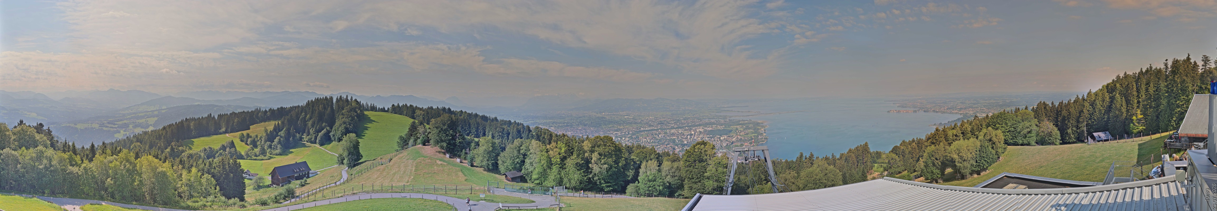 Archiv Foto Webcam Bregenz: Bergstation Pfänderbahn
