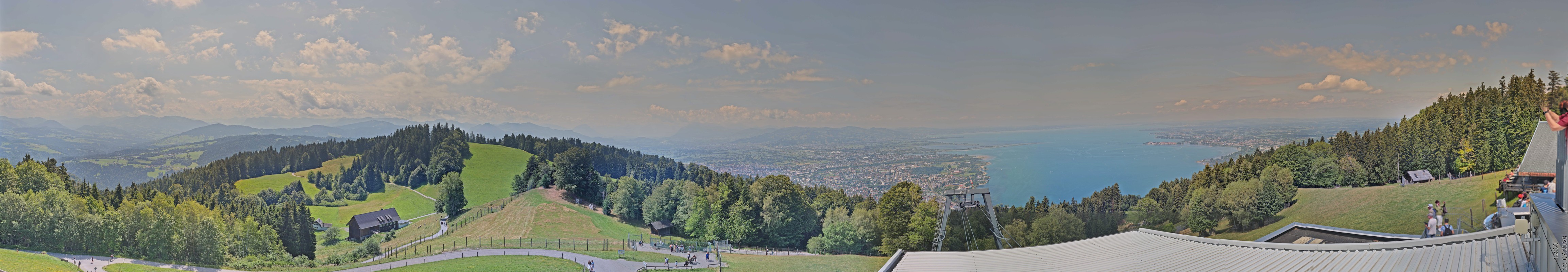 Archiv Foto Webcam Bregenz: Bergstation Pfänderbahn