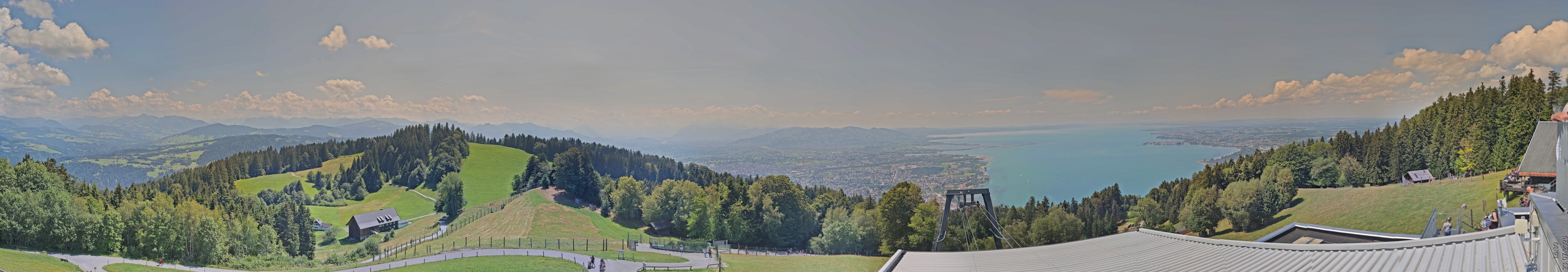 Archiv Foto Webcam Bregenz: Bergstation Pfänderbahn