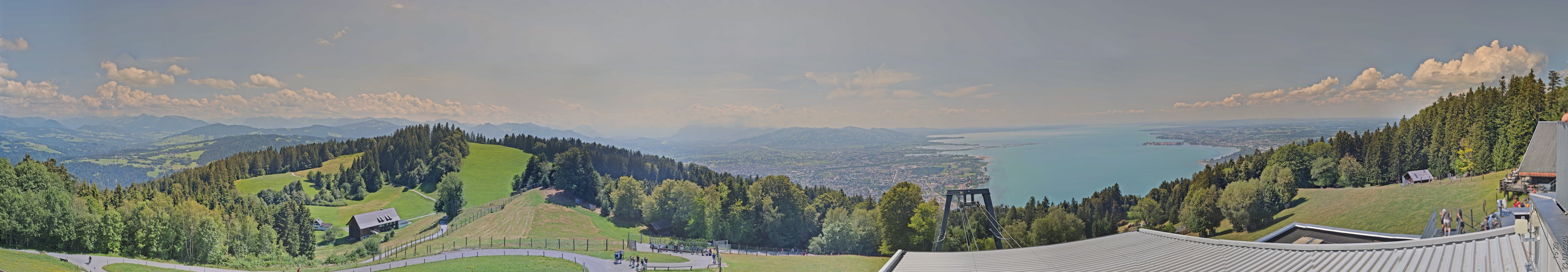 Archiv Foto Webcam Bregenz: Bergstation Pfänderbahn