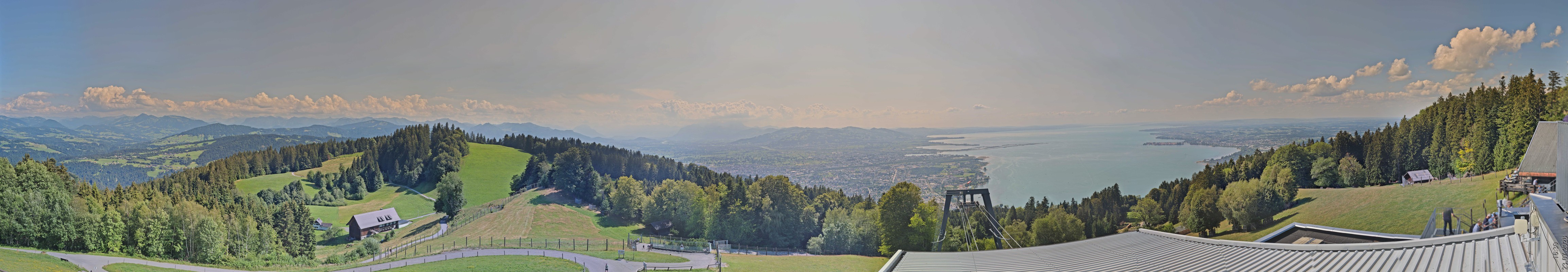 Archiv Foto Webcam Bregenz: Bergstation Pfänderbahn
