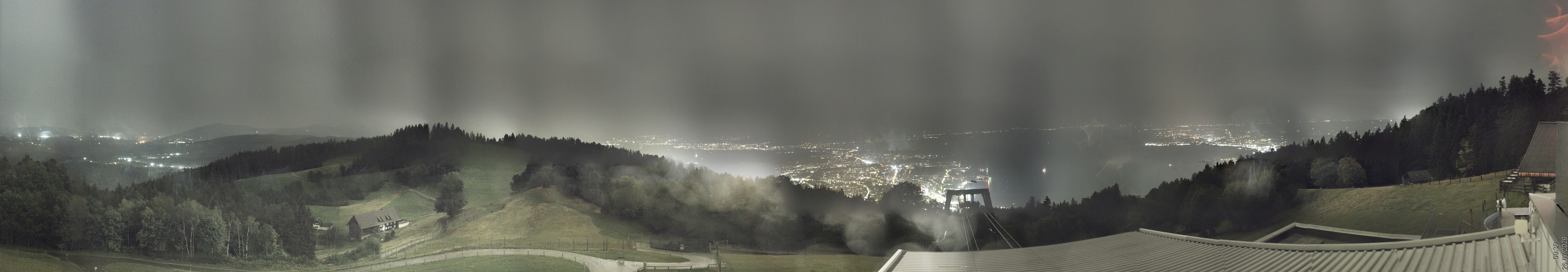 Archiv Foto Webcam Bregenz: Bergstation Pfänderbahn