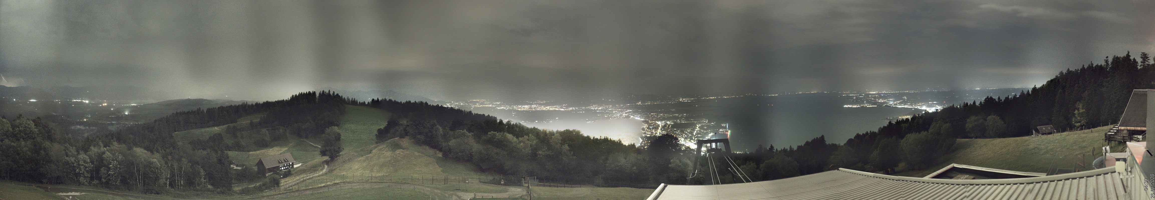 Archiv Foto Webcam Bregenz: Bergstation Pfänderbahn