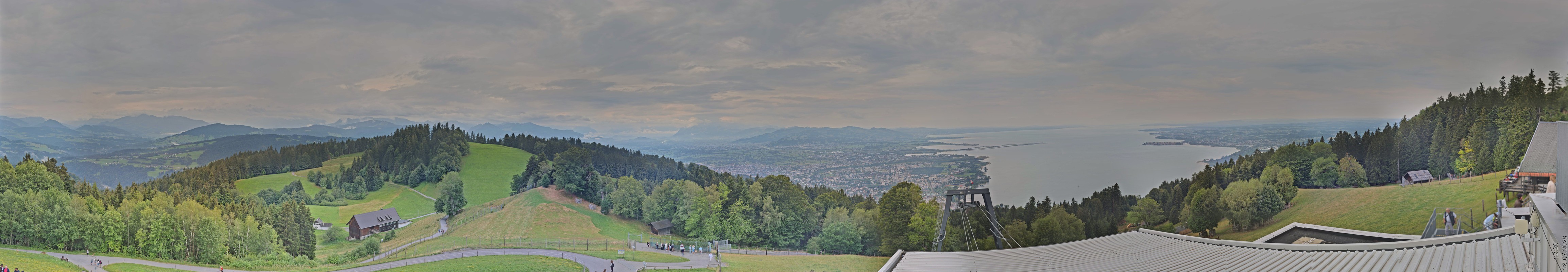 Archiv Foto Webcam Bregenz: Bergstation Pfänderbahn