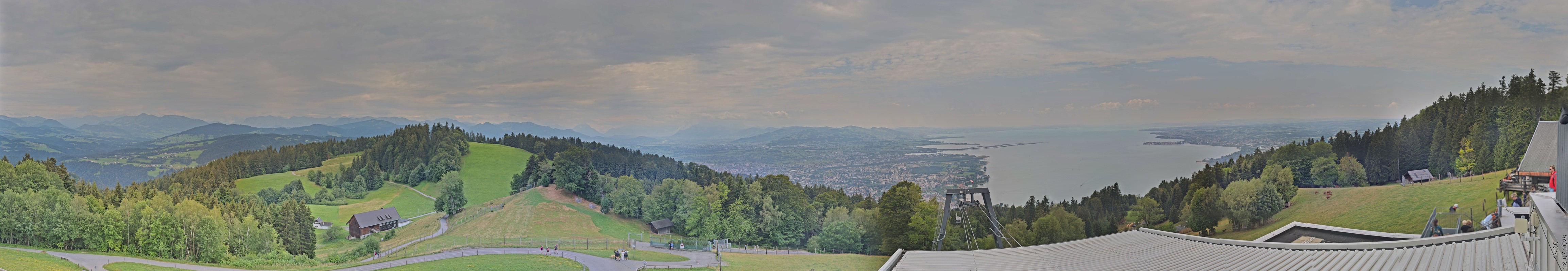 Archiv Foto Webcam Bregenz: Bergstation Pfänderbahn