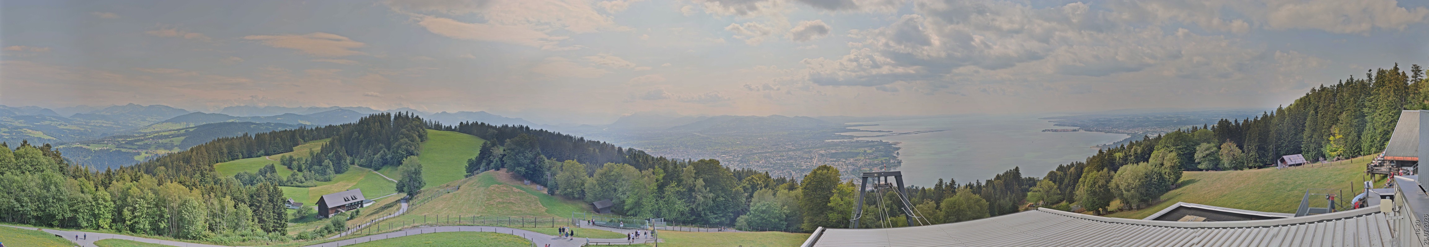 Archiv Foto Webcam Bregenz: Bergstation Pfänderbahn