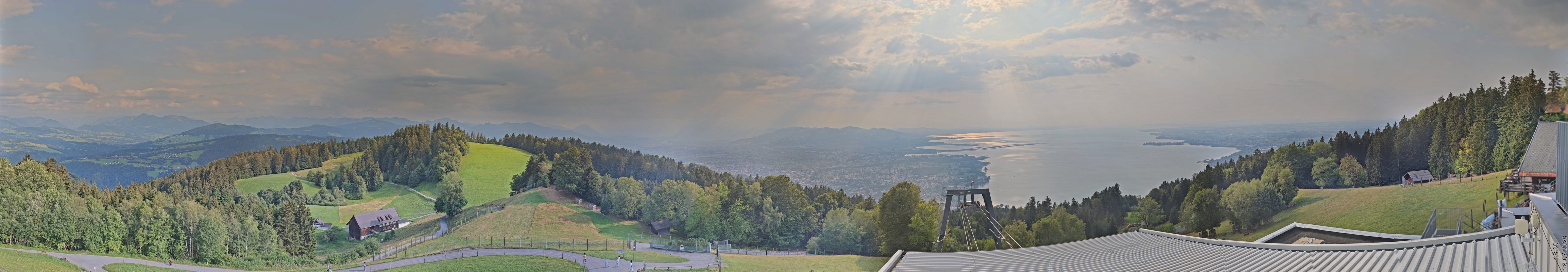 Archiv Foto Webcam Bregenz: Bergstation Pfänderbahn