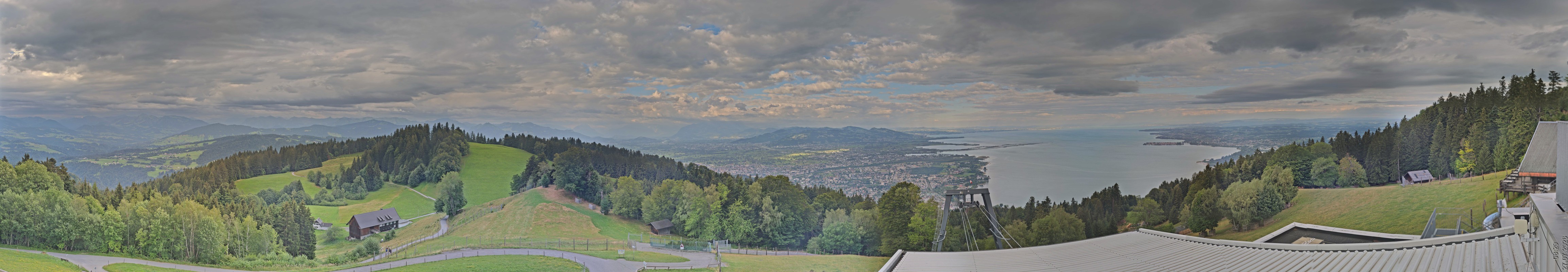 Archiv Foto Webcam Bregenz: Bergstation Pfänderbahn