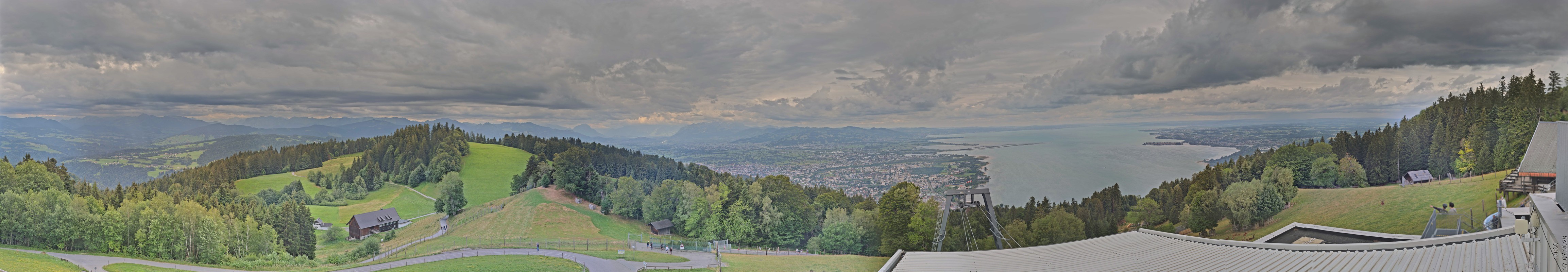 Archiv Foto Webcam Bregenz: Bergstation Pfänderbahn