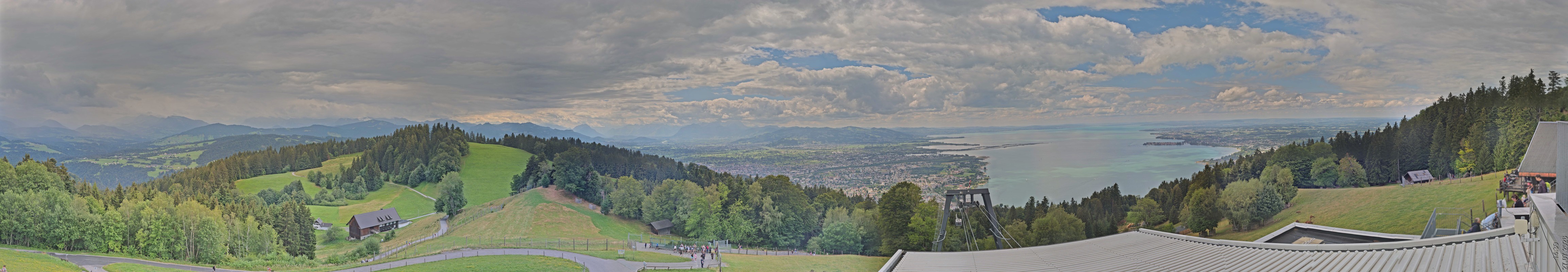 Archiv Foto Webcam Bregenz: Bergstation Pfänderbahn