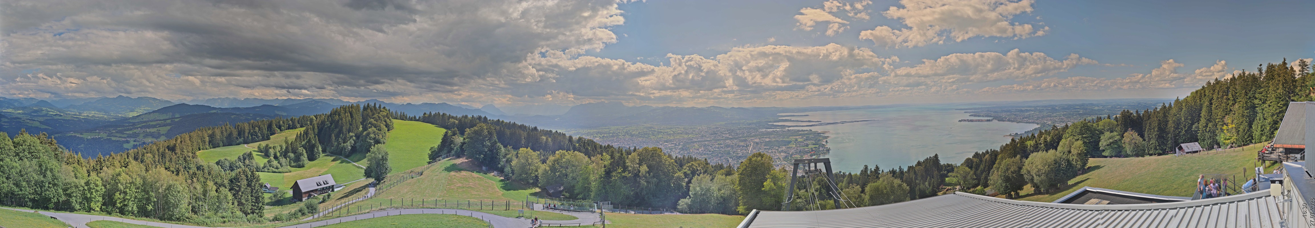 Archiv Foto Webcam Bregenz: Bergstation Pfänderbahn