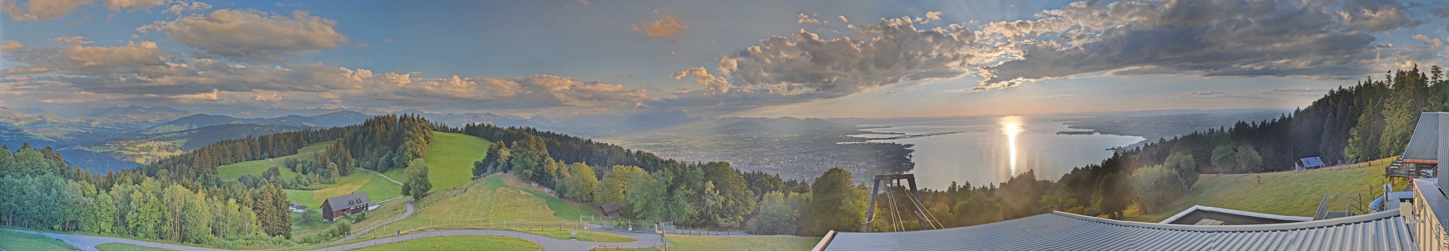 Archiv Foto Webcam Bregenz: Bergstation Pfänderbahn