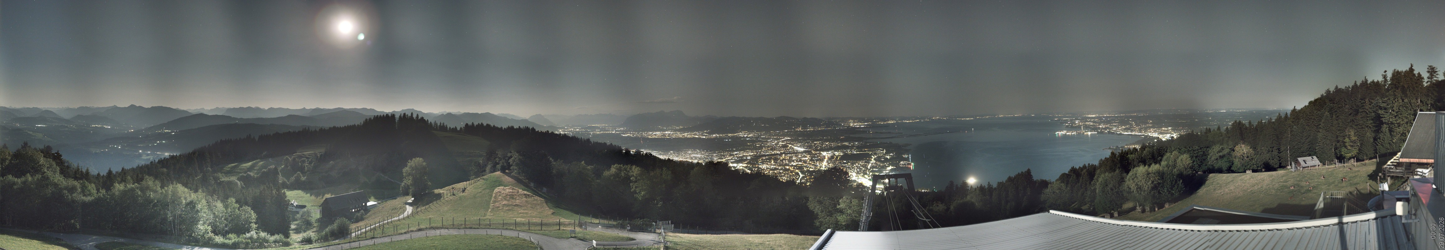 Archiv Foto Webcam Bregenz: Bergstation Pfänderbahn
