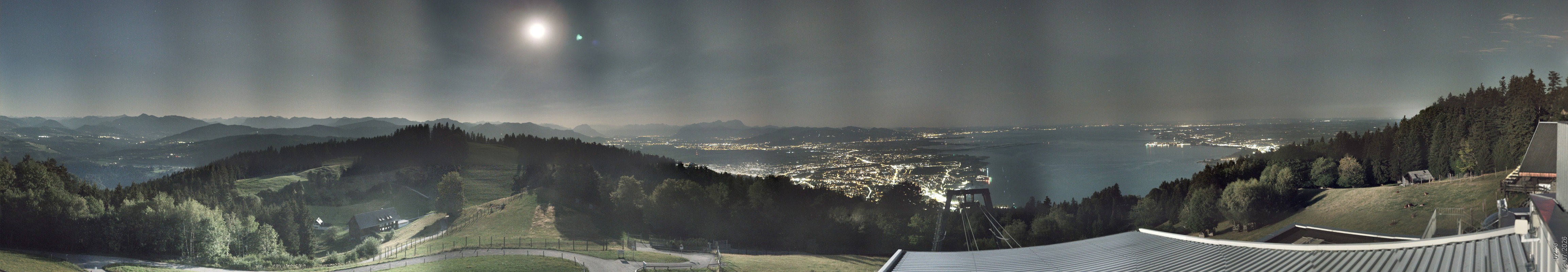 Archiv Foto Webcam Bregenz: Bergstation Pfänderbahn