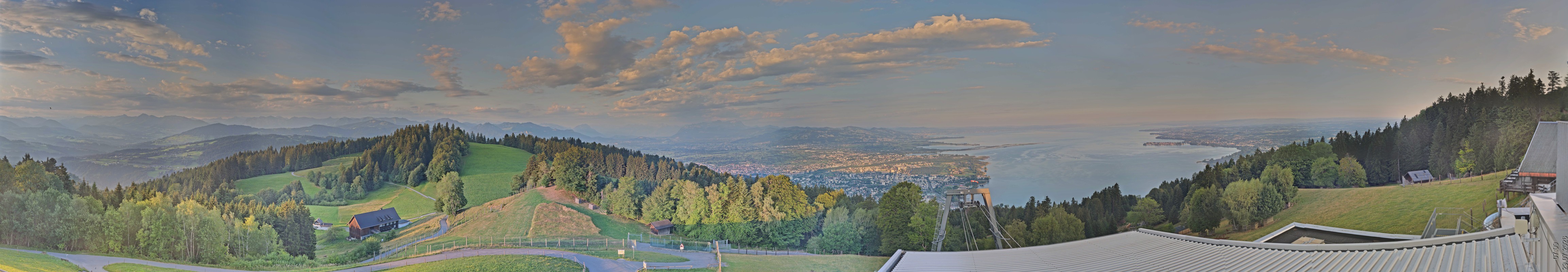 Archiv Foto Webcam Bregenz: Bergstation Pfänderbahn