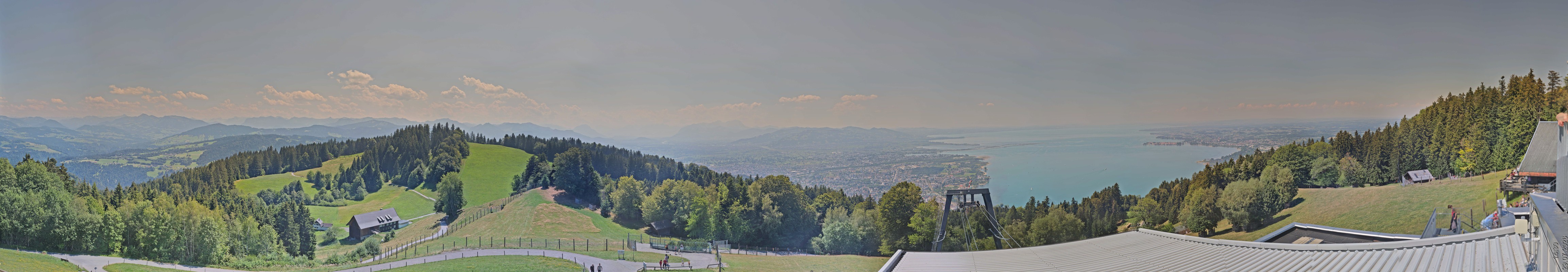 Archiv Foto Webcam Bregenz: Bergstation Pfänderbahn