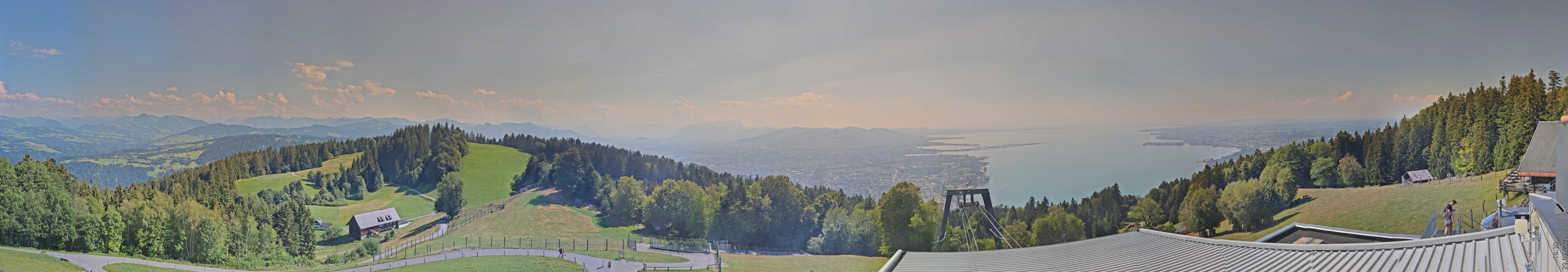 Archiv Foto Webcam Bregenz: Bergstation Pfänderbahn