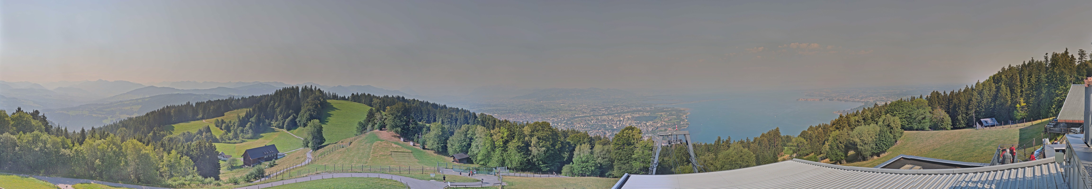Archiv Foto Webcam Bregenz: Bergstation Pfänderbahn