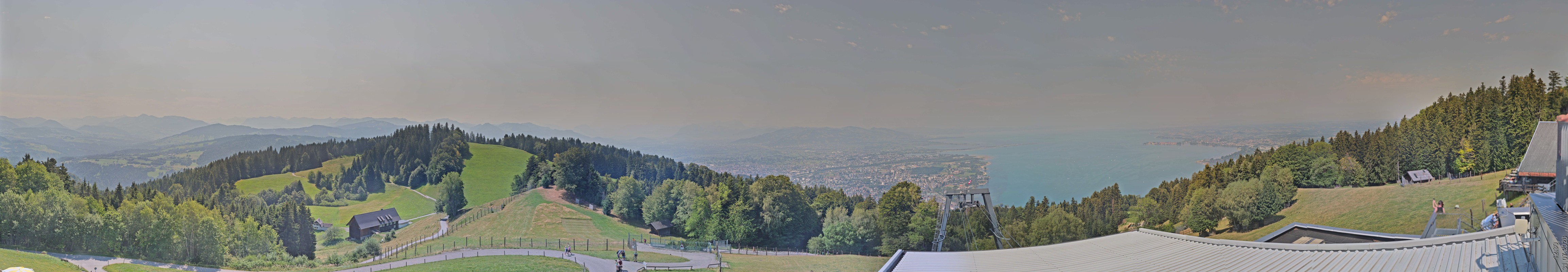 Archiv Foto Webcam Bregenz: Bergstation Pfänderbahn