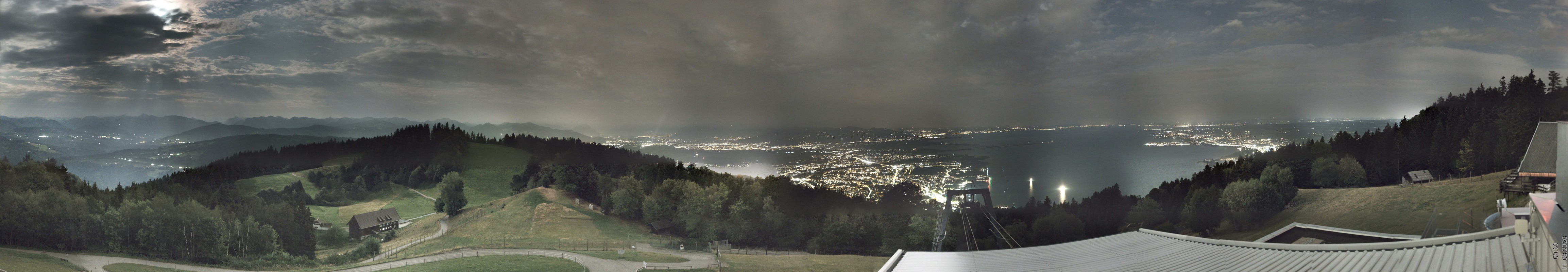 Archiv Foto Webcam Bregenz: Bergstation Pfänderbahn