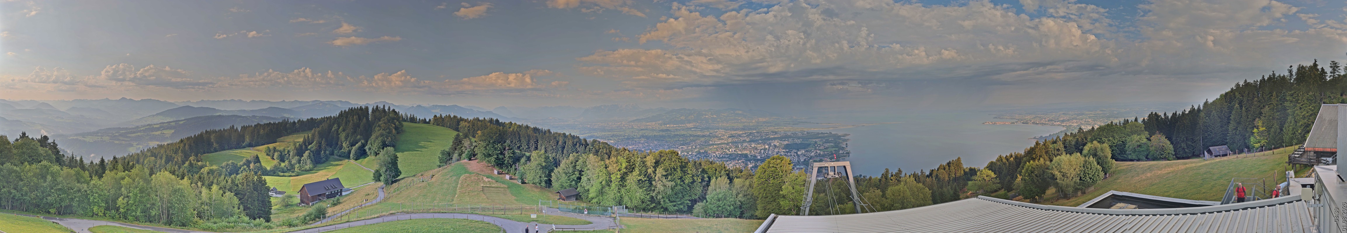 Archiv Foto Webcam Bregenz: Bergstation Pfänderbahn