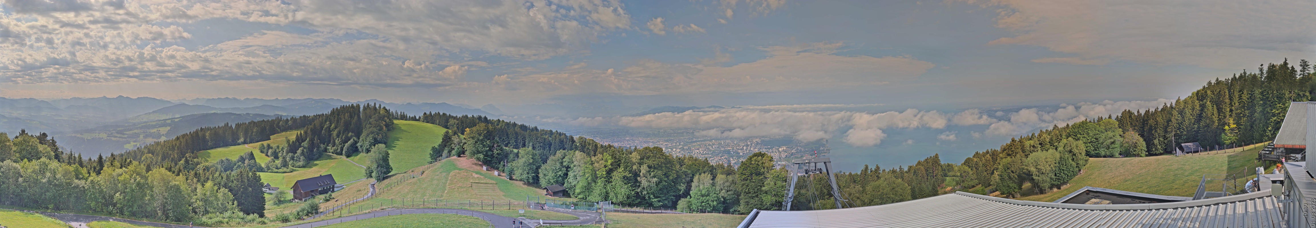 Archiv Foto Webcam Bregenz: Bergstation Pfänderbahn