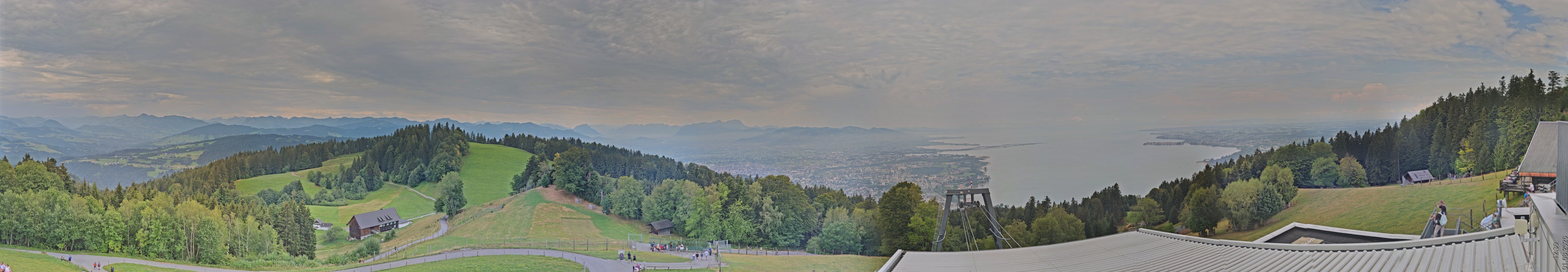 Archiv Foto Webcam Bregenz: Bergstation Pfänderbahn