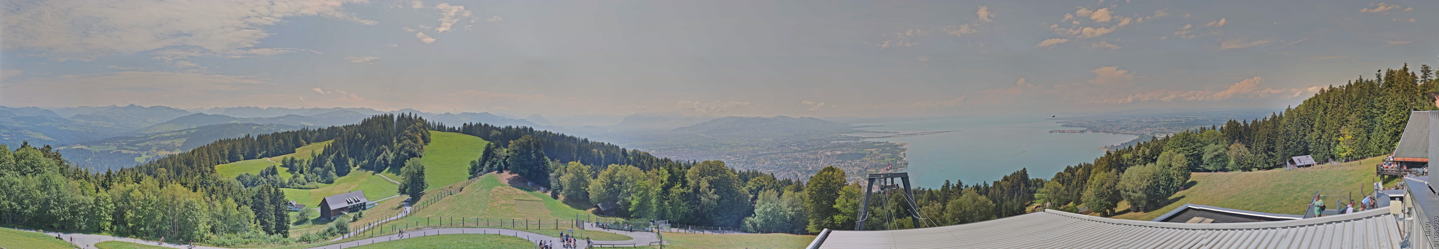Archiv Foto Webcam Bregenz: Bergstation Pfänderbahn
