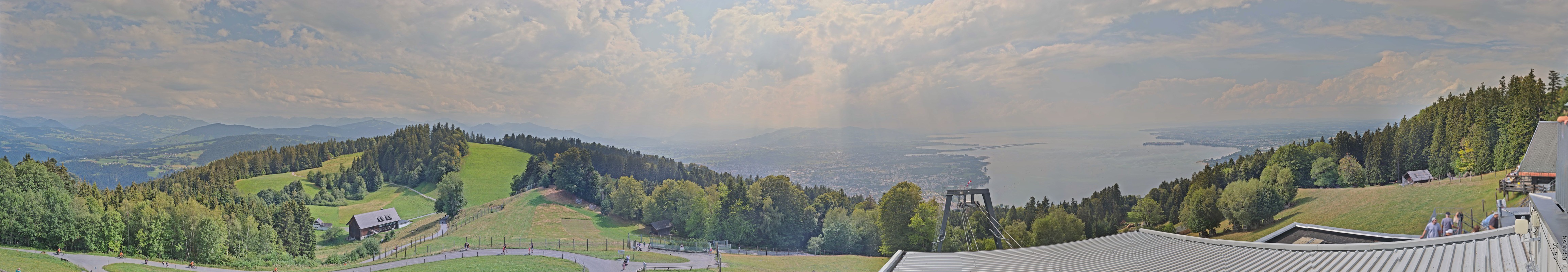 Archiv Foto Webcam Bregenz: Bergstation Pfänderbahn