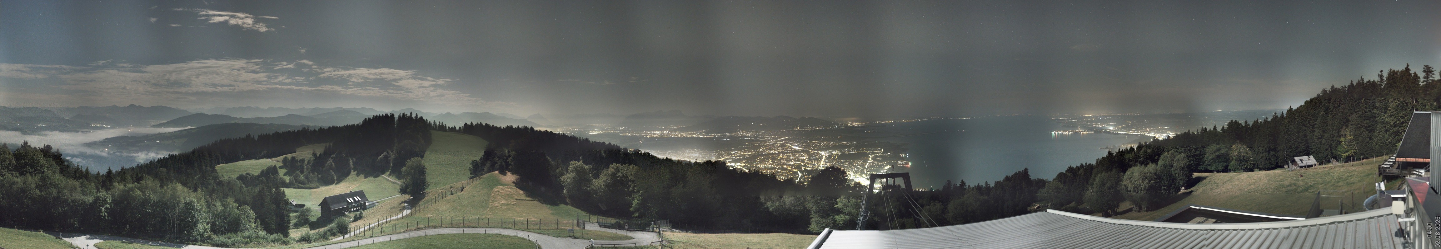 Archiv Foto Webcam Bregenz: Bergstation Pfänderbahn