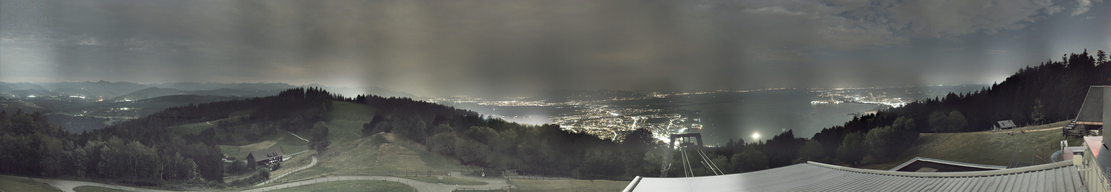 Archiv Foto Webcam Bregenz: Bergstation Pfänderbahn