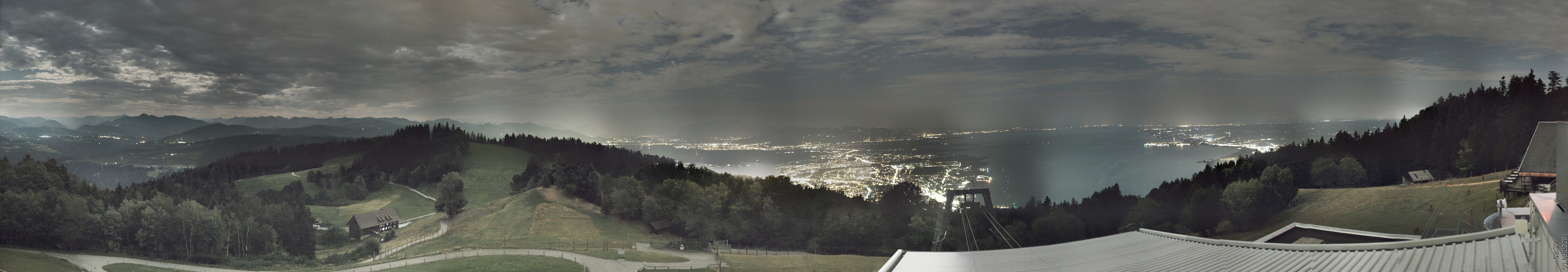 Archiv Foto Webcam Bregenz: Bergstation Pfänderbahn