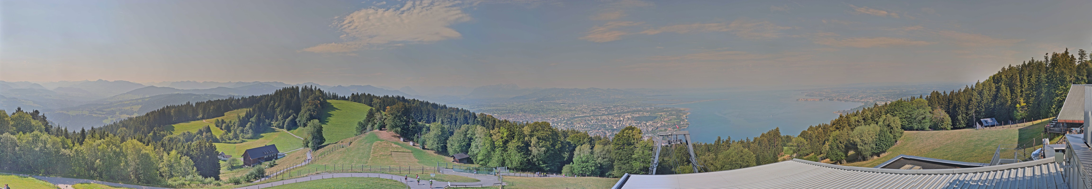 Archiv Foto Webcam Bregenz: Bergstation Pfänderbahn