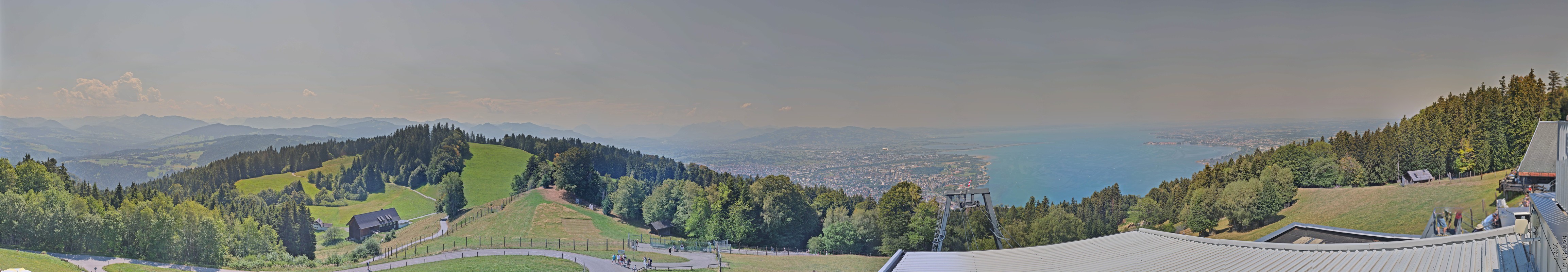 Archiv Foto Webcam Bregenz: Bergstation Pfänderbahn