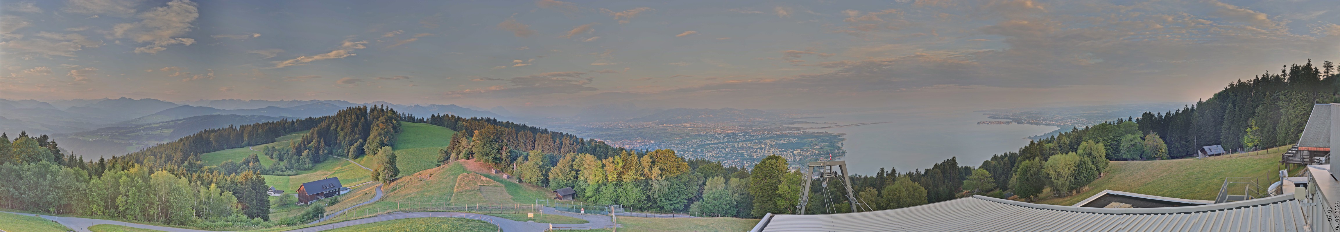 Archiv Foto Webcam Bregenz: Bergstation Pfänderbahn