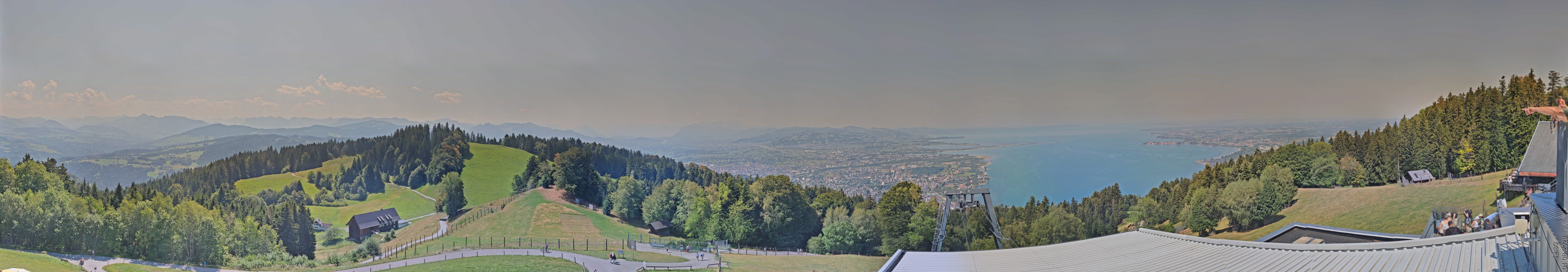 Archiv Foto Webcam Bregenz: Bergstation Pfänderbahn