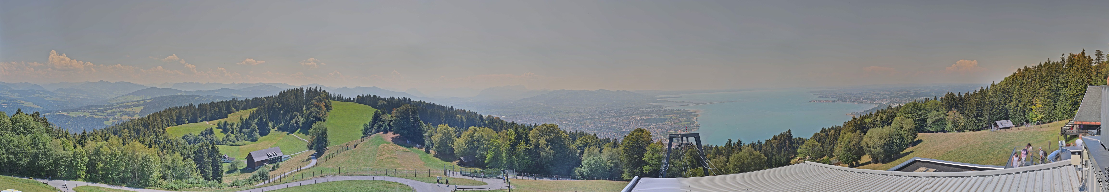 Archiv Foto Webcam Bregenz: Bergstation Pfänderbahn