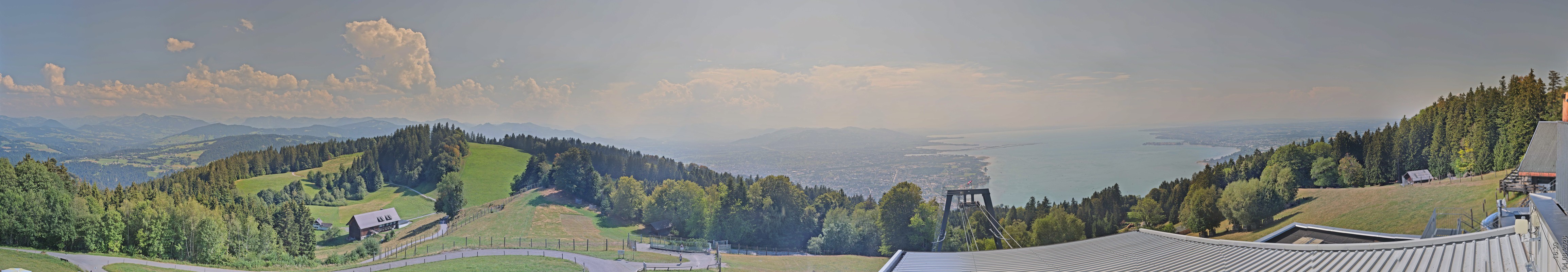 Archiv Foto Webcam Bregenz: Bergstation Pfänderbahn