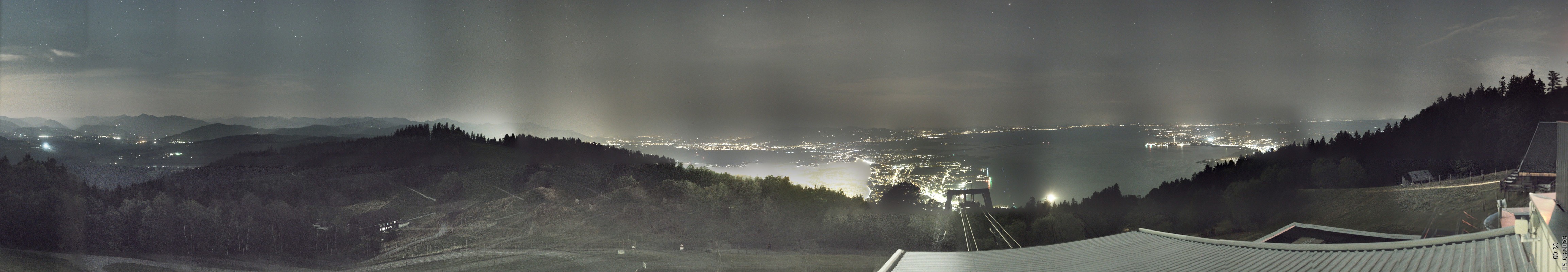Archiv Foto Webcam Bregenz: Bergstation Pfänderbahn