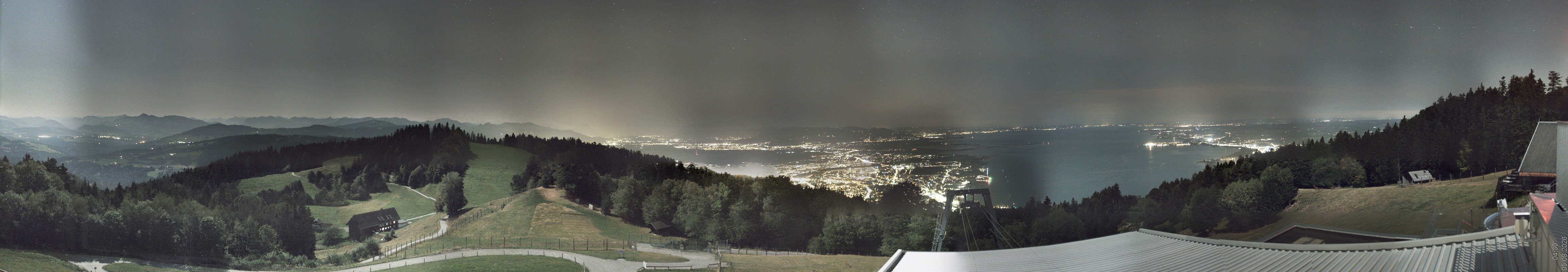 Archiv Foto Webcam Bregenz: Bergstation Pfänderbahn