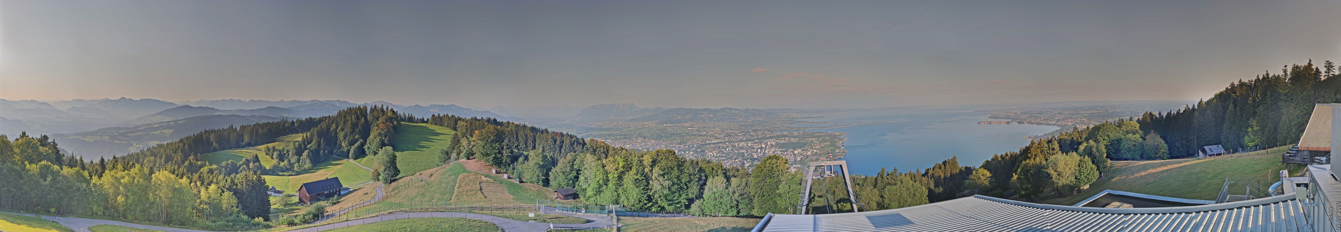 Archiv Foto Webcam Bregenz: Bergstation Pfänderbahn
