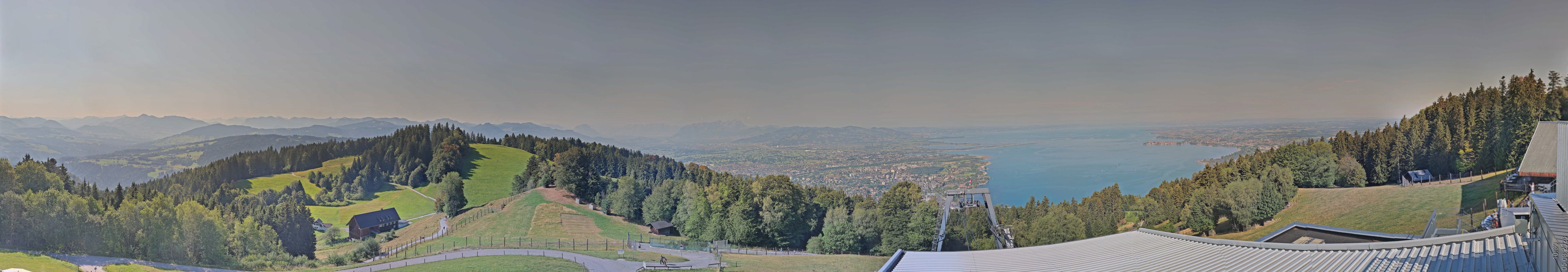 Archiv Foto Webcam Bregenz: Bergstation Pfänderbahn