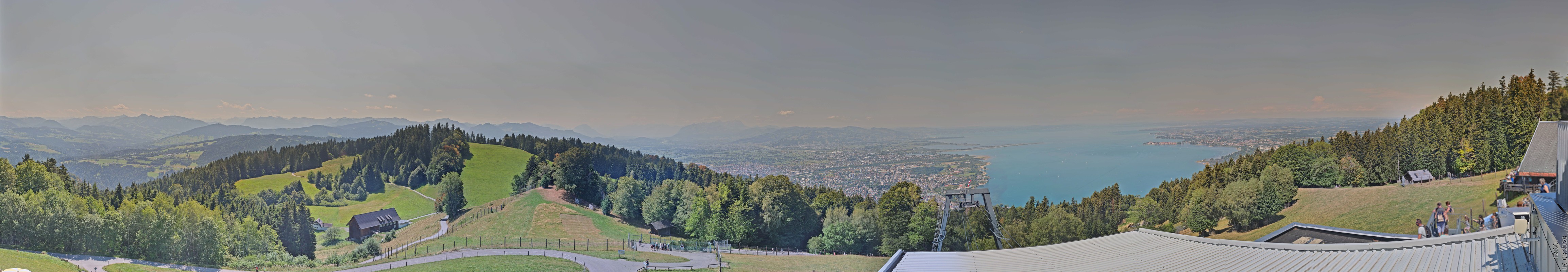 Archiv Foto Webcam Bregenz: Bergstation Pfänderbahn